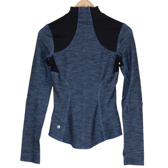 Lululemon Forme Jacket Denim Inkwell Size 2 - Picture 2 of 7